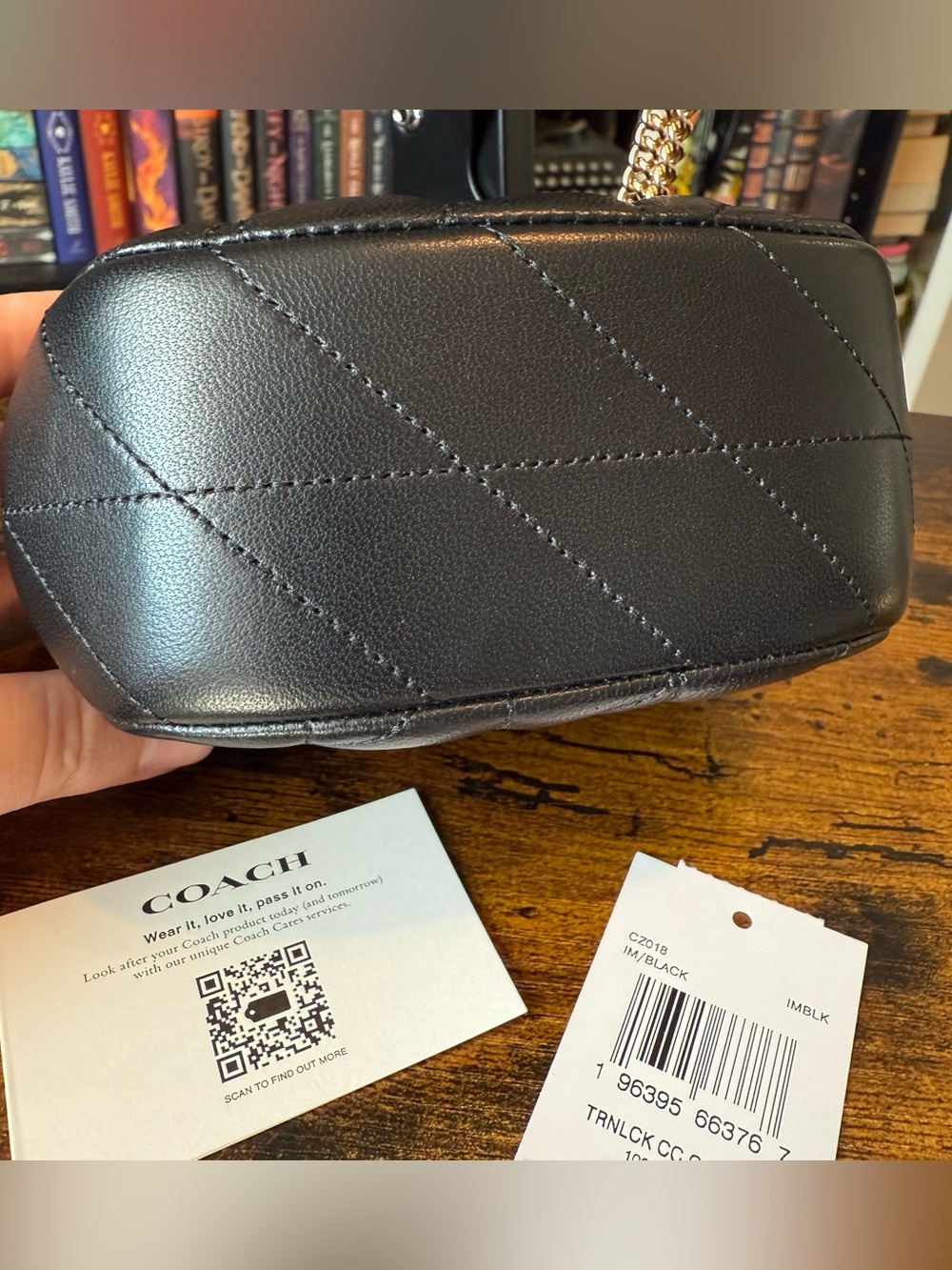 Coach Quilted Turnlock Card Case - Picture 3 of 5